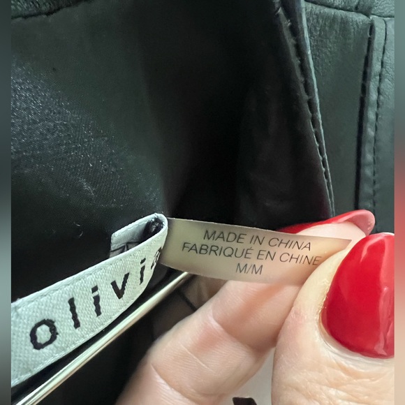 Alice + Olívia Biker Jacket - Picture 3 of 7